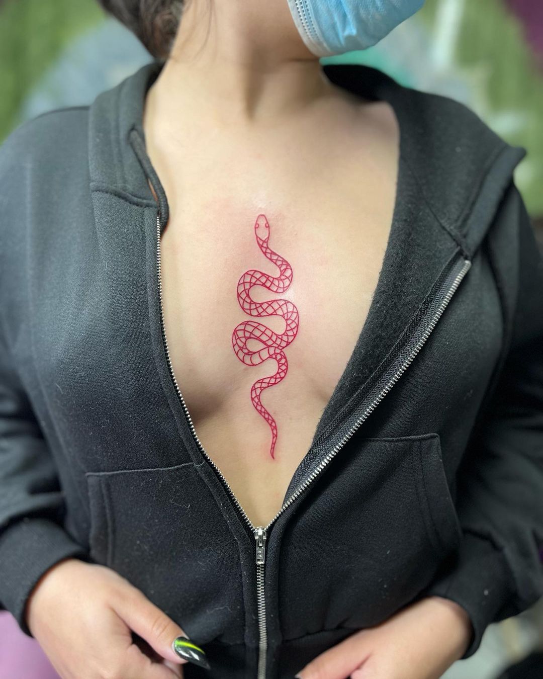 85 Mind-Blowing Snake Tattoos For Chest That Are Difficult To Ignore - Psycho Tats